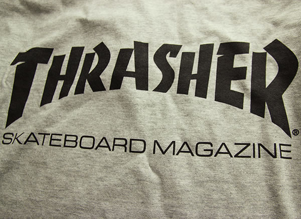 Thrasher Magazine ラグランtシャツ 新作 七分袖 スラッシャー Mag Logo Raglan 3 4 T Shirt Grey Black スケボー スケートボード Skate スケート ハードコア サーフ Punk Surf Core パンク ヒップホップ Hard Hiphop スノ Sk8