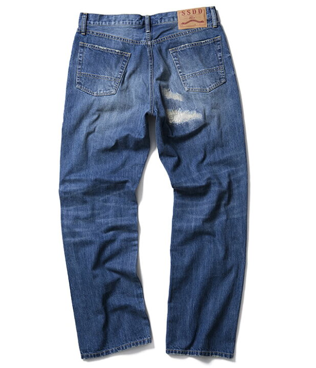 楽天市場】FUCT SSDD (ファクト) デニム ジーンズ DAMAGED DENIM Blue 