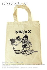 NINJA X (ニンジャエックス) オリジナル トートバッグ カバン エコバッグ 2017 Original Tote Bag A4サイズ Natural