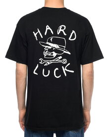 Hard Luck (ハードラック) Tシャツ OG Logo T-Shirt Black/White モーターサイクル バイク スケボー SKATE SK8 スケートボード