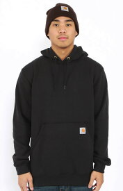 Carhartt (カーハート) US パーカー プルオーバー (K121) Hooded Pullover Midweight Sweatshirt Black