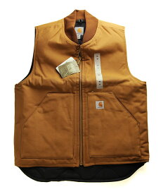 CARHARTT (カーハート) US ベスト ジャケット M Duck Vest BROWN (V01)