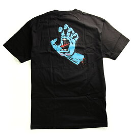 Santa Cruz Skateboards (サンタクルーズ) Tシャツ Screaming Hand T-Shirt Black/Blue スクリーミングハンド スケボー SKATE SK8 スケートボード