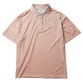 BORN X RAISED (ボーンアンドレイズド) ベロアシャツ 半袖 VELOUR SHORT SLEEVE DUSTY ROSE