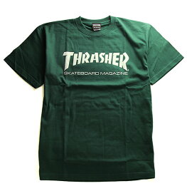 Thrasher (スラッシャー) Tシャツ Mag Logo s/s Tee IVY Green スケボー SKATE SK8 スケートボード