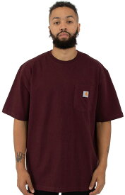 CARHARTT (カーハート) US Tシャツ (K87) Workwear Pocket T-Shirt Port ポケット付き 無地