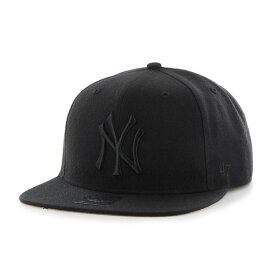 ’47 (フォーティセブン) FORTYSEVEN ヤンキース (ニューヨーク) キャップ 帽子 Yankees Sure Shot ’47 CAPTAIN Black/Black MLB メジャーリーグ ベースボール