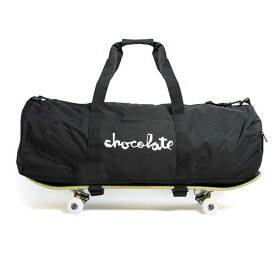 Chocolate Skateboards (チョコレート) ダッフルバッグ 旅行カバン Chunk Skate Carrier Duffel Bag Backpack Black スケボー SK8 スケートボード