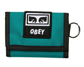 OBEY (オベイ) サイフ 財布 Takeover Tri Fold Wallet Emerald Green