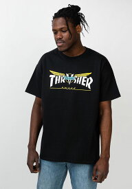 Thrasher (スラッシャー) US Tシャツ Venture Collab T-Shirt Black スケボー SKATE SK8 スケートボード