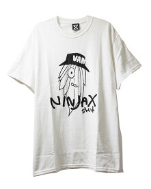 NINJA X (ニンジャエックス) オリジナル Tシャツ Hairy T-Shirt White