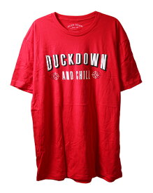Duck Down Music (ダックダウン) Tシャツ and Chill T-Shirt Red ブーキャン Boot Camp Clik (ブート・キャンプ・クリック) HIPHOP ヒップホップ