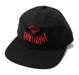 DIAMOND SUPPLY CO. (ダイヤモンドサプライ) キャップ 帽子 スナップバックハット DEVIL CITY STRAPBACK BLACK スケボー SKATE SK8 スケートボード