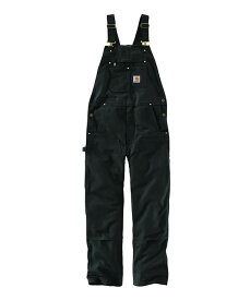 Carhartt (カーハート) US オーバーオール (102776) Relaxed Fit Duck Bib Overalls Black OUTDOOR WORK アウトドア ワーク 作業着