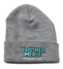 Brother Merle (ブラザーマール) ニットキャップ ビーニー Men's Knit Beanie Norm in Hawaii Heather Grey スケボー SKATE SK8 スケートボード