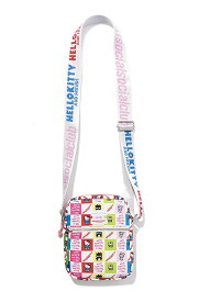 AntiSocialSocialClub (アンチソーシャルソーシャルクラブ) ハローキティ ミニショルダー ボディバッグ バッグ Hello Kitty and Friends x ASSC Sidebag White/Multi