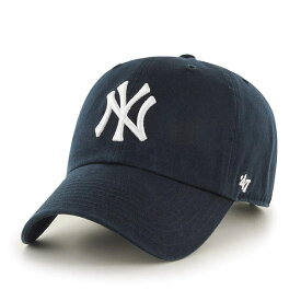 ’47 (フォーティセブン) FORTYSEVEN ヤンキース (ニューヨーク) キャップ Yankees Home ’47 CLEAN UP Navy ベースボールキャップ ダッドハット メジャーリーグ