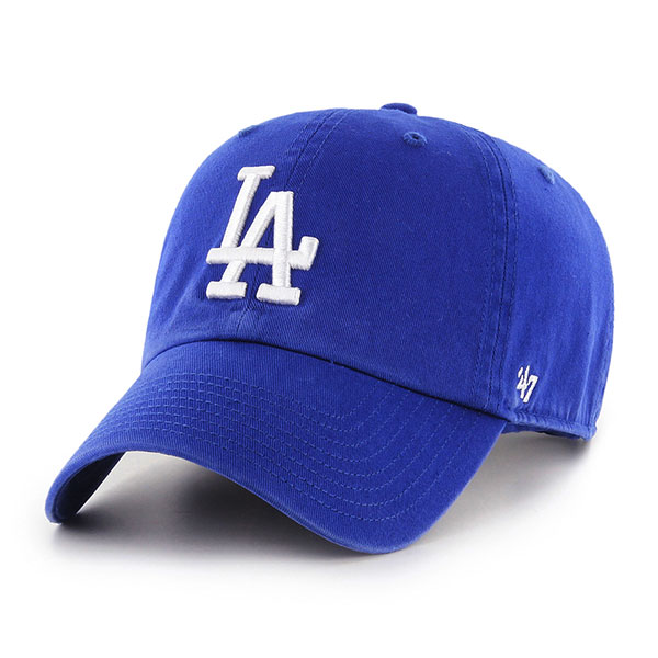 ’47 Brand (フォーティーセブン) ドジャース キャップ Dodgers ’47 CLEAN UP Royal Blue ベースボールキャップ ダッドハット メジャーリーグ
