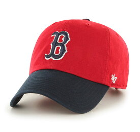 ’47 (フォーティセブン) FORTYSEVEN レッドソックス (ボストン) キャップ 帽子 Red sox ’47 CLEAN UP Red x Navy メジャーリーグ MLB ベースボール