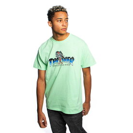 Thrasher (スラッシャー) US Tシャツ Leopard Mag T-Shirt Mint スケボー SKATE SK8 スケートボード