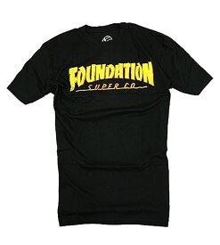 Foundation Skateboards (ファンデーション) Tシャツ Mag Logo T-Shirt Black スケボー SK8 スケートボード