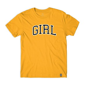 Girl Skateboards (ガール) Tシャツ Arch Tee GOLD スケボー SKATE SK8 スケートボード