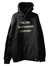 Girl Skateboards (ガール) パーカー プルオーバー Heavy Sans Pullover Hoodie Black スケボー SKATE SK8 スケートボード
