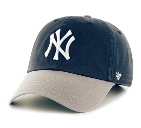 ’47 (フォーティセブン) FORTYSEVEN ヤンキース (ニューヨーク) キャップ 帽子 Yankees ’47 CLEAN UP Navy x Gray メジャーリーグ MLB ベースボール