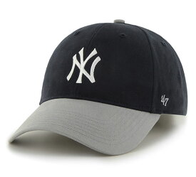 ’47 (フォーティセブン) FORTYSEVEN キッズ 子供 ヤンキース (ニューヨーク) キャップ Yankees Kids ’47 MVP Navy×Gray メジャーリーグ MLB ベースボール