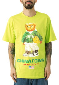 Chinatown Market (チャイナタウンマーケット) Tシャツ Smiley Sketch Basketball Bear T-Shirt Yellow