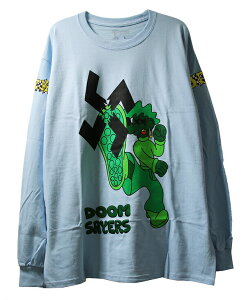 Doom Sayers (�h�D�[���Z�C���[�Y) ����T �����OT�V���c ���� LilKool Stomp Out Long Sleeve Light Blue �X�P�{�[ SKATE SK8 �X�P�[�g�{�[�h
