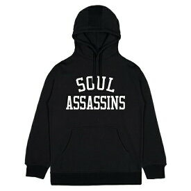Soul Assassins (ソウルアサシンズ) パーカー プルオーバー SA College Arch Hoodie Black