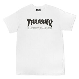 Thrasher (スラッシャー) US Tシャツ Skate Mag T-Shirt White スケボー SKATE SK8 スケートボード