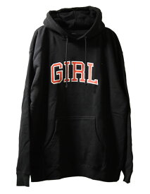 Girl Skateboards (ガール) パーカー プルオーバー Arch Pullover Black スケボー SKATE SK8 スケートボード