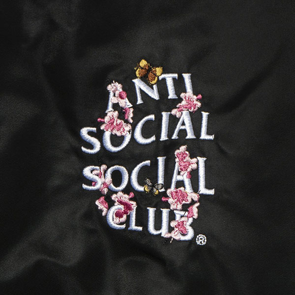 AntiSocialSocialClub (アンチソーシャルソーシャルクラブ) ジャケット Alpha Industries x ASSC MA-1  Black Jacket | スケボーウェア NINJAX
