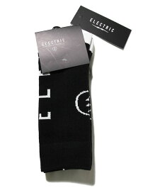 ELECTRIC (エレクトリック) ハイソックス 靴下 VOLT SOCKS BLACK (E22SA11)