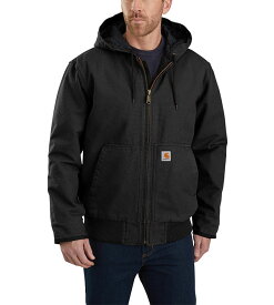Carhartt (カーハート) US フードジャケット (J130) LOOSE FIT WASHED DUCK INSULATED ACTIVE JAC Black