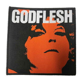 Godflesh (ゴッドフレッシュ) ワッペン パッチ Godflesh "Face" Woven Patch Black (The Earache Records) Industrial Metal Punk dubstep インダストリアル メタル ダブステップ