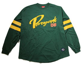 Paragraph (パラグラフ) ロンT ロングTシャツ 長袖 2022SS (Season 7) NO.016 Long sleeve Tee GREEN