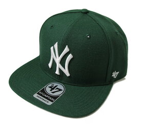 ’47 (フォーティセブン) FORTYSEVEN ヤンキース (ニューヨーク) キャップ 帽子 Yankees Sure Shot ’47 CAPTAIN Dark Green MLB メジャーリーグ ベースボール