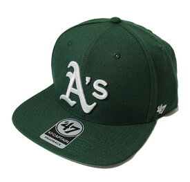 ’47 (フォーティセブン) FORTYSEVEN アスレチックス (オークランド) キャップ 帽子 Athletics Sure Shot ’47 CAPTAIN Dark Green メジャーリーグ MLB ベースボール