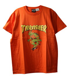 Thrasher (スラッシャー) Tシャツ Turtles S/S Tee C.Orange スケボー SKATE SK8 スケートボード