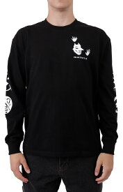 Polar Skate Co., (ポーラー) ロンT ロングTシャツ 長袖 Demon L/S Shirt Black スケボー SKATE SK8 スケートボード