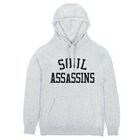 Soul Assassins (ソウルアサシンズ) パーカー プルオーバー SA College Arch Hoodie H.Grey