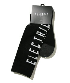 ELECTRIC (エレクトリック) ハイソックス 靴下 UNDER VOLT SOCKS BLACK (E23A10)