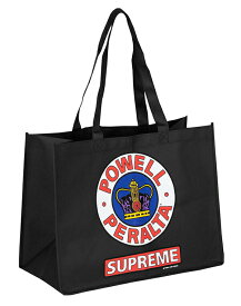 Powell Peralta (パウエル・ペラルタ) エコバッグ トートバッグ カバン Supreme Non-Woven Shopping Bag - Black 12" x 16" スケボー SKATE SK8 スケートボード
