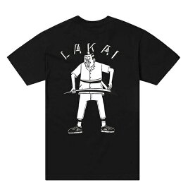 LAKAI (ラカイ) Tシャツ LAKAI ESOW CHARACTER TEE BLACK スケボー SKATE SK8 スケートボード
