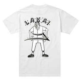 LAKAI (ラカイ) Tシャツ LAKAI ESOW CHARACTER TEE WHITE スケボー SKATE SK8 スケートボード
