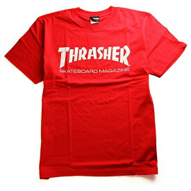 Thrasher (スラッシャー) JP Tシャツ Mag Logo T-Shirt Red スケボー SKATE SK8 スケートボード