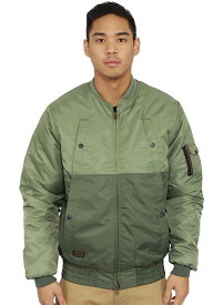 10DEEP (テンディープ) MA-1 ジャンパー ブルゾン ジャケット X-1 Split Aviator Jacket Army Green